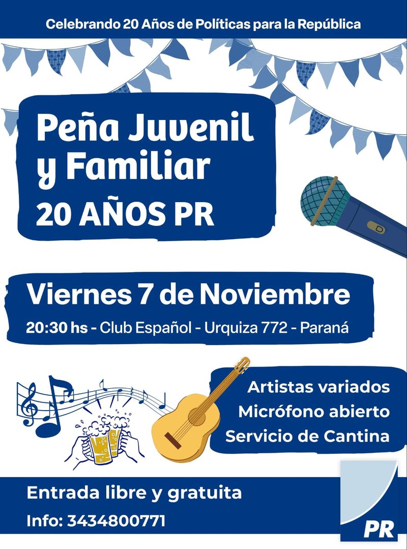 PEÑA PR 20 AÑOS